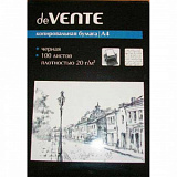 Бумага копировальная de Vente А4 100л черная