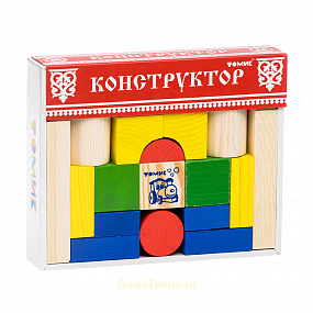 Конструктор цветной 26 деталей (Лидер)