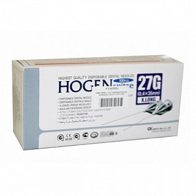 Игла дентальная HOGEN 04*35 евро (27G)