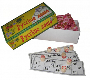 Лото русское в коробке