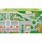 Доска магн-маркер панорам"Дор.движ в городе"