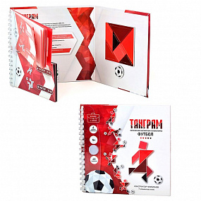 Игра магнитная головоломка Танграм "Футбол"