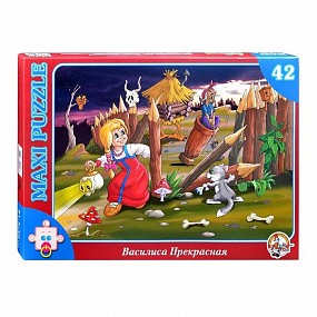 Пазлы (258, Василиса Прекрасная. 42 Макси)